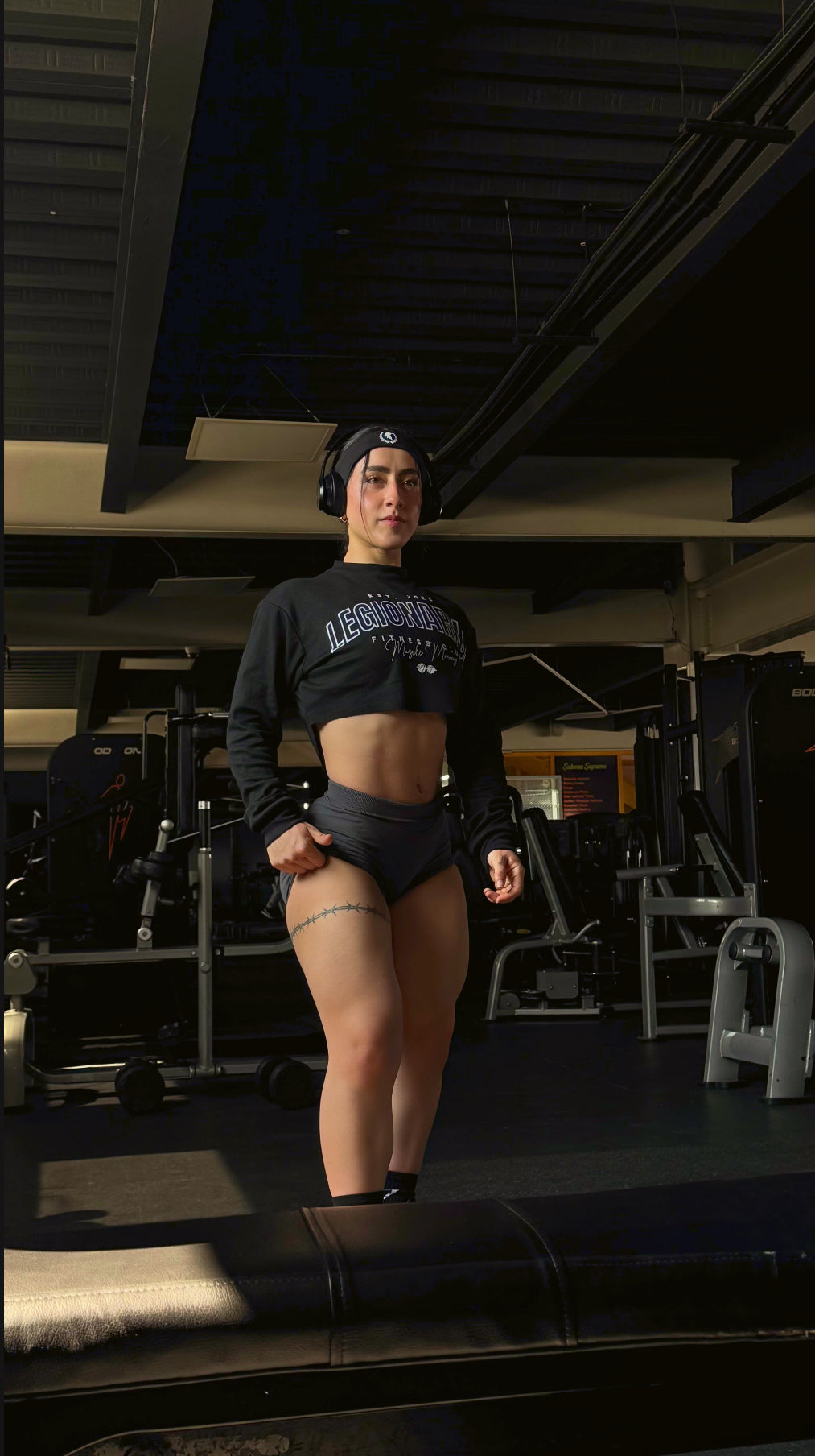 SUDADERA CROP MUSCLE MOMMY