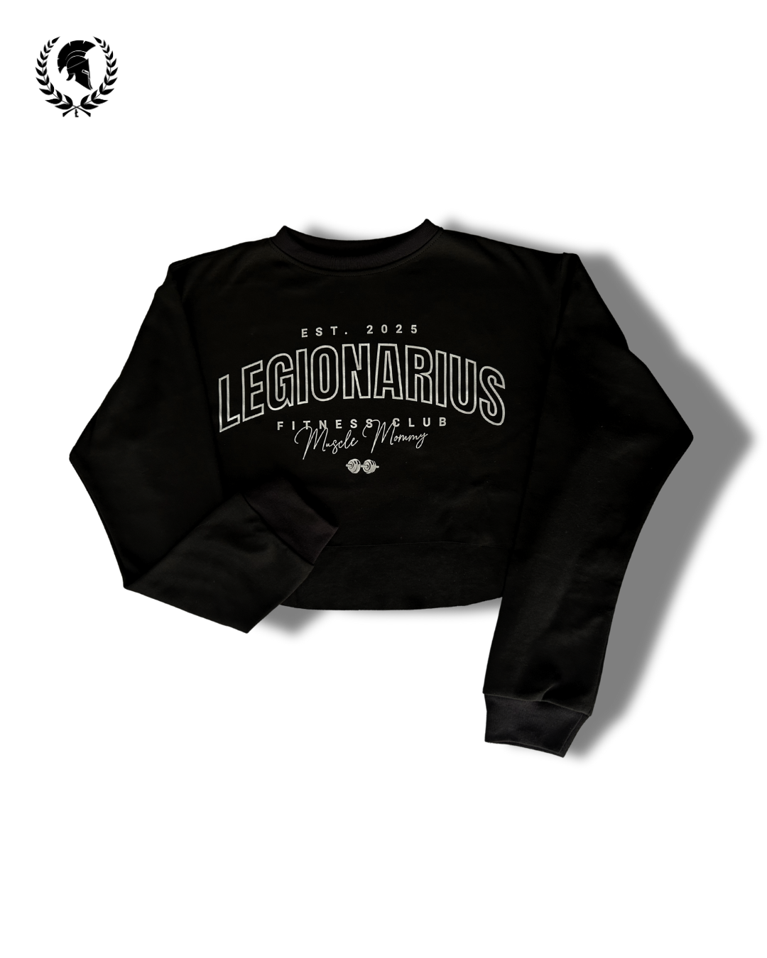 SUDADERA CROP MUSCLE MOMMY