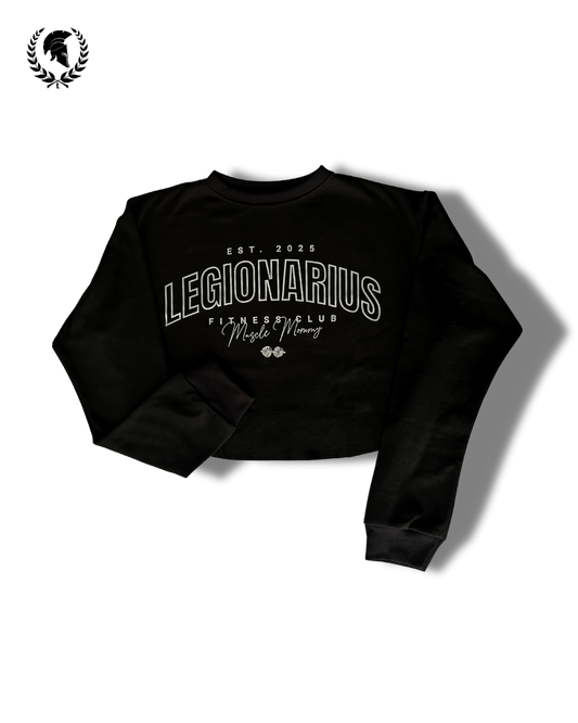 SUDADERA CROP MUSCLE MOMMY