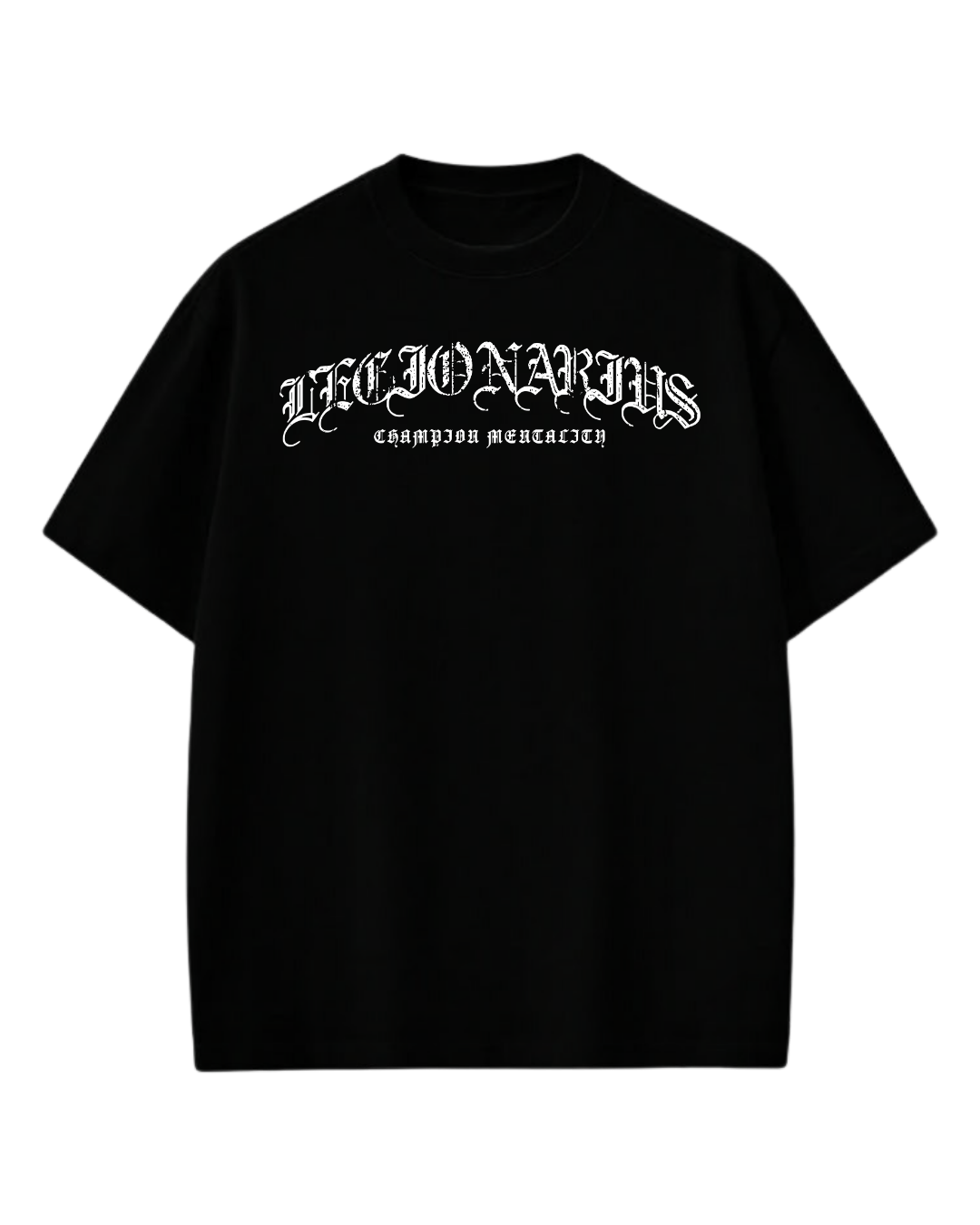 OVERSIZE CHAMPION MENTALITY BLACK