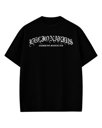 OVERSIZE CHAMPION MENTALITY BLACK