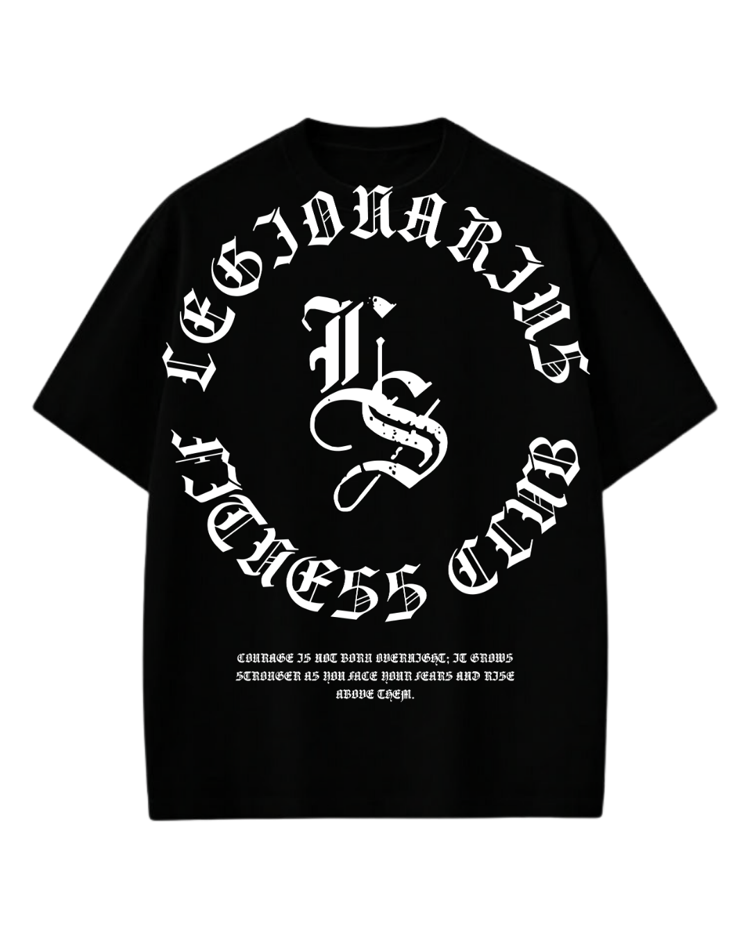 OVERSIZE CHAMPION MENTALITY BLACK