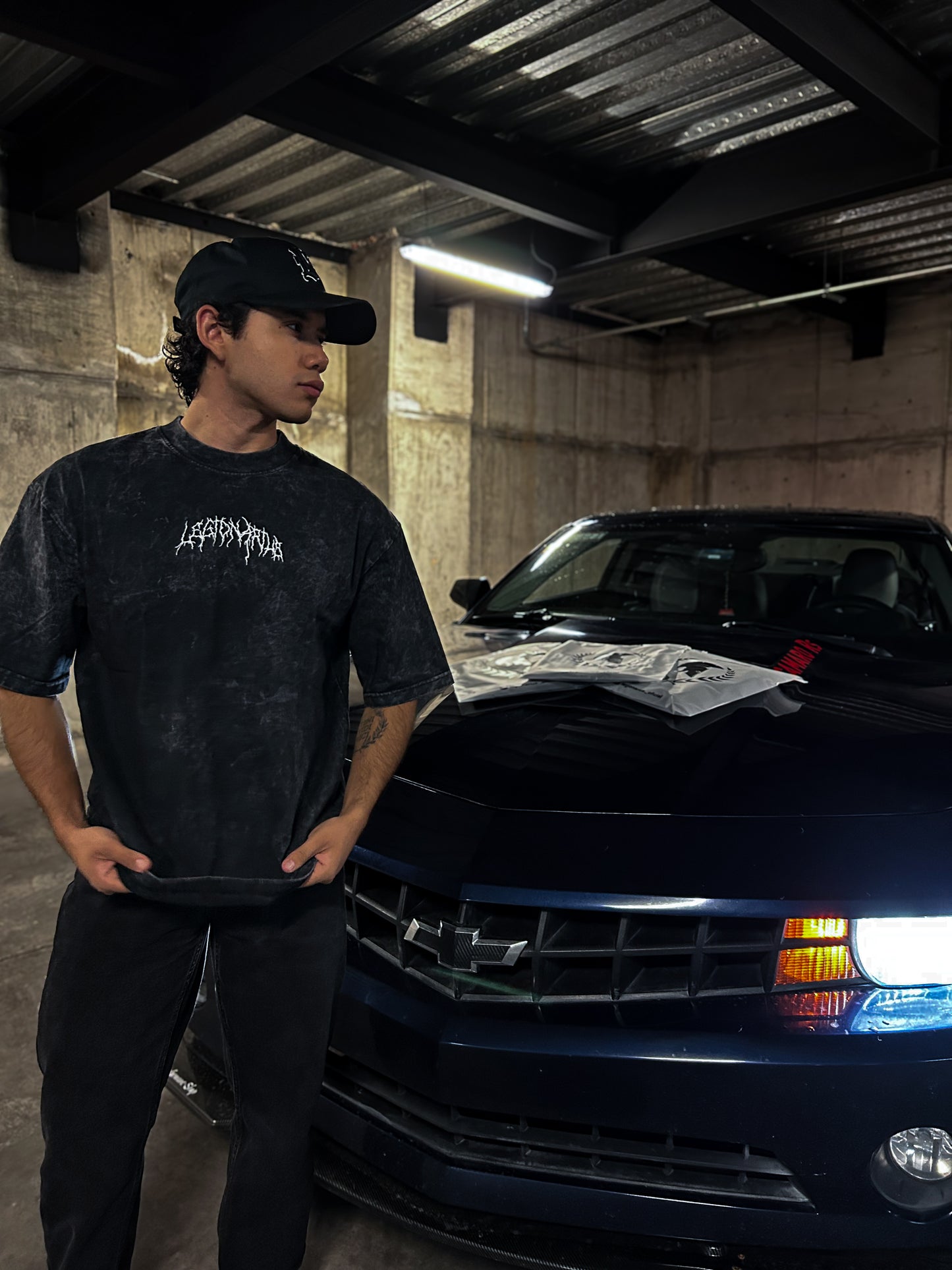OVERSIZE ACID BLACK
